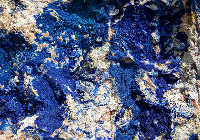 Lapis Lazuli in Chile. Lapis lazuli isn&rsquo;t a single mineral. It&rsquo;s a rock made mainly of blue lazurite, white calcite, and golden pyrite.