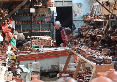 Browse Los Dominicos Craft Centre in Santiago, where workshops sell lapis jewelry alongside many forms of handmade Chilean craft.